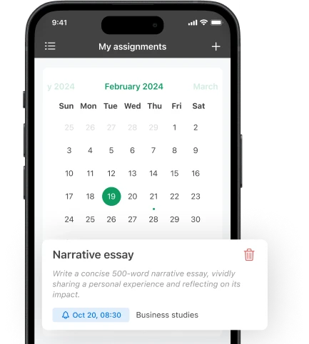 Essay writing app calendar